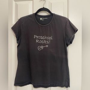 GAP brand decorated tee, Preschool Rocks!